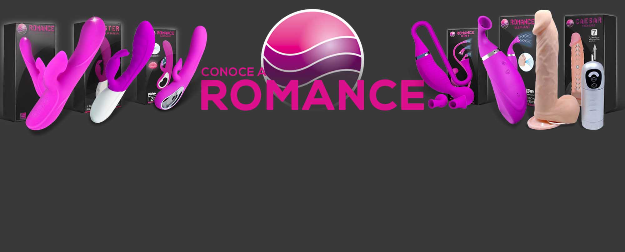Dildos Vibradores Succionadores Estimuladores ROMANCE