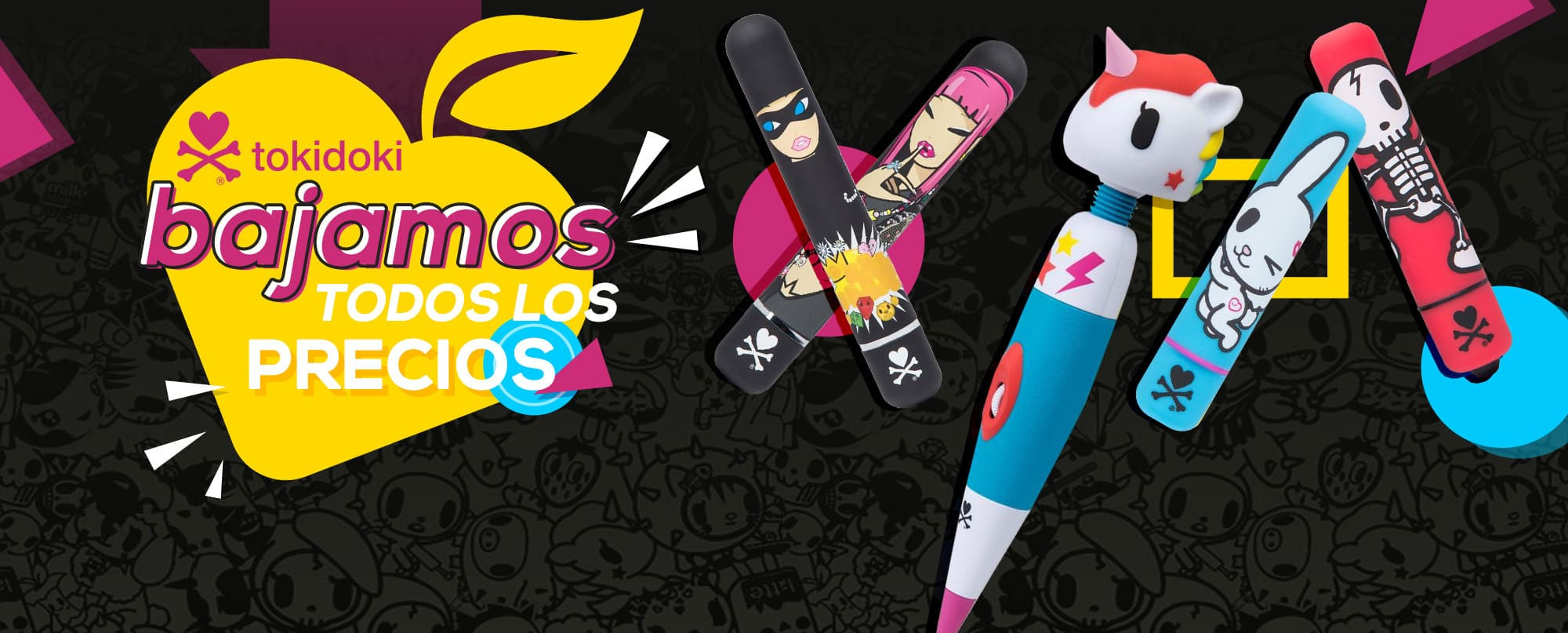 Vibradores estimuladores de silicona TOKIDOKI