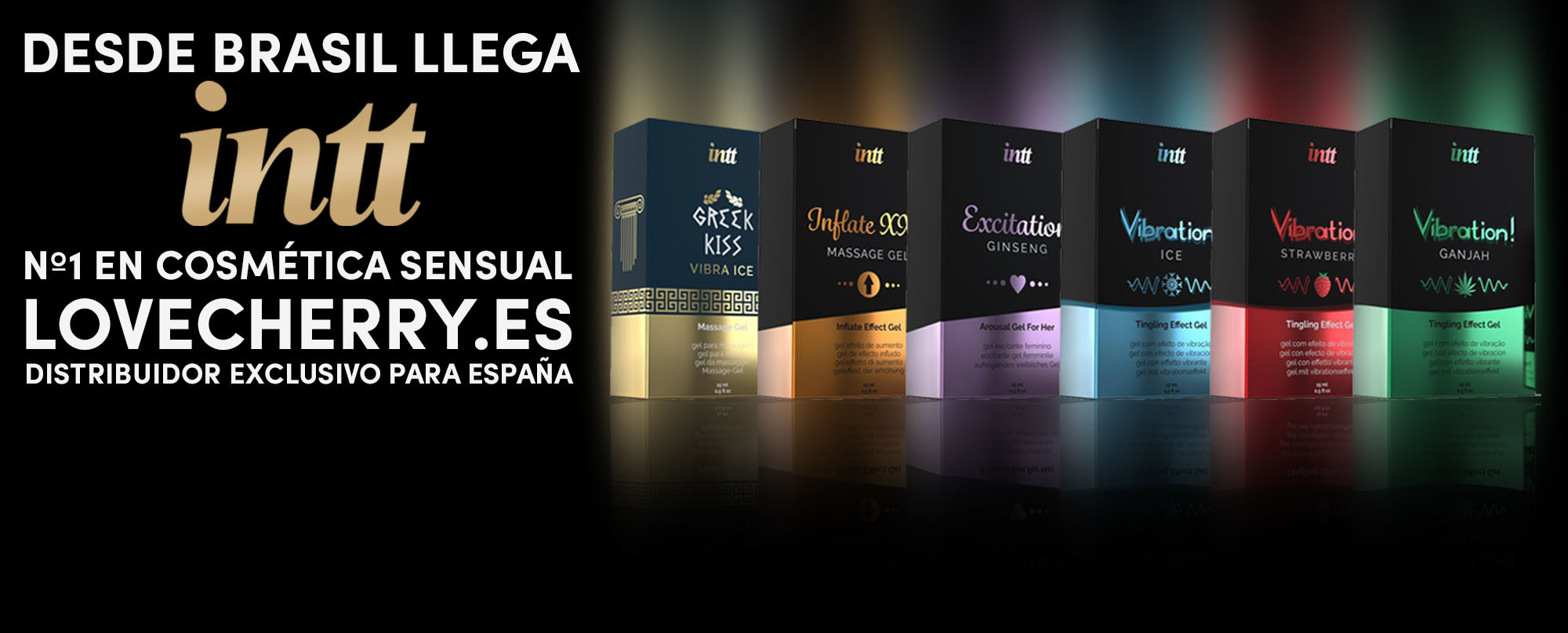 gel de masage lubricante potenciador marca INTT