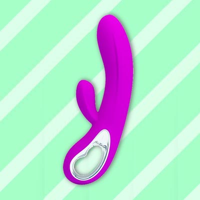 vibrador consolador púrpura