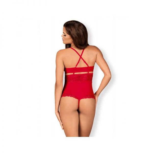 838-TED-3 Bodysuit Rojo de precio barato