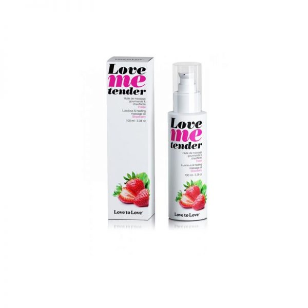 comprar Aceite de Masaje Efecto Calor Love Me Tender Aroma a Fresa barato y de calidad