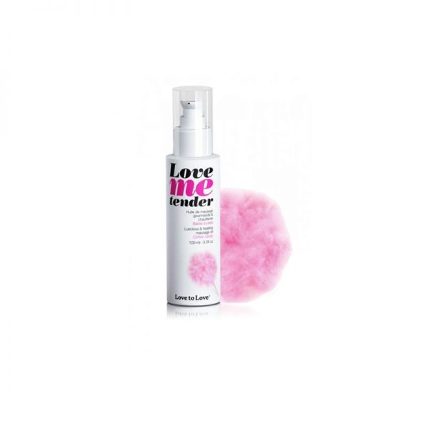 Aceite de Masaje Love Me Tender Aroma Algodón de Azucar diseñado por la marca LOVE TO LOVE