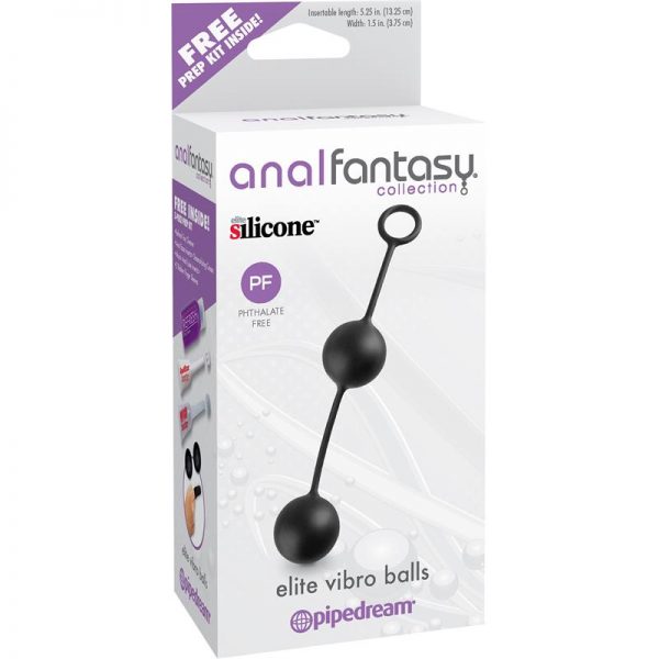 Anal Fantasy Collection Bolas Vibradoras Elite - Color Negro barato