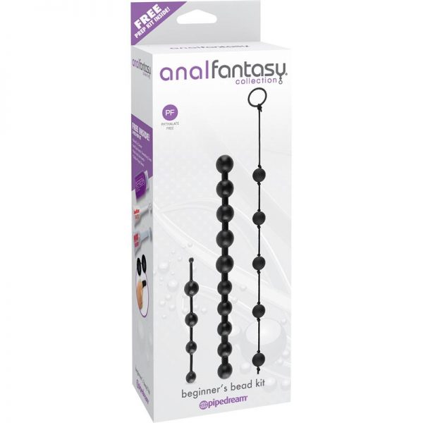 comprar Anal Fantasy Collection  Kit Bolas Anales Principiantes - Color Negro en sex shop online