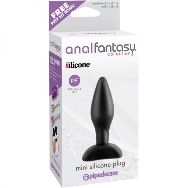 Anal Fantasy Collection Plug Mini Silicona - Color Negro barato