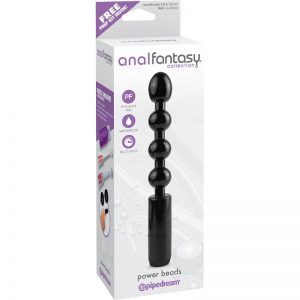 Anal Fantasy Collection Power Beads - Color Negro marca ANAL FANTASY COLLECT.