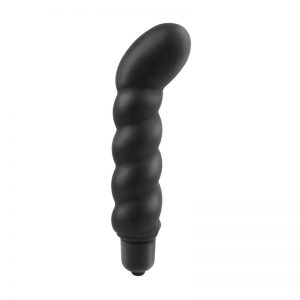 Anal Fantasy Collection  Ribbed P-Spot Vibe - Color Negro marca ANAL FANTASY COLLECT.