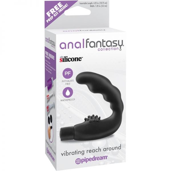 Anal Fantasy Collection Vibrating Reach Around - Color Negro barato