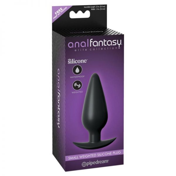 Anal Fantasy Elite Collection Plug Anal con Peso Interno Pequeño Color Negro de calidad