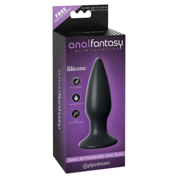 Anal Fantasy Elite Collection Plug Anal Recargable Negro de calidad