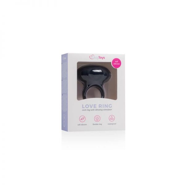 comprar Anillo para Pene con Vibración Silicona - Negro en sex shop www.tiendaeroticaweb.es