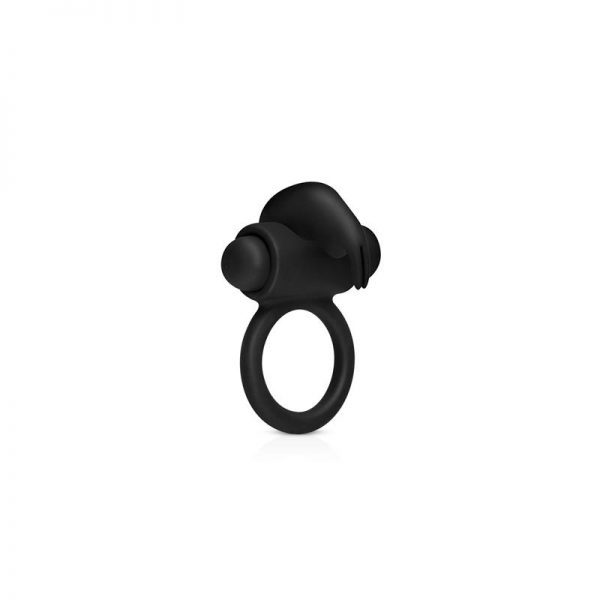 Anillo para Pene con Vibración Conejito Silicona - Negro de la marca EASYTOYS