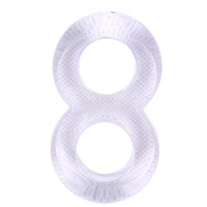 Anillo para el Pene Doble Duo Cock 8 Transparente diseñado por la marca CHISA
