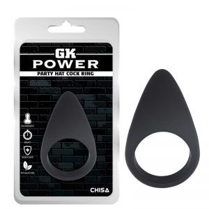Anillo para el Pene Party Hat Silicona Negro diseñado por la marca CHISA