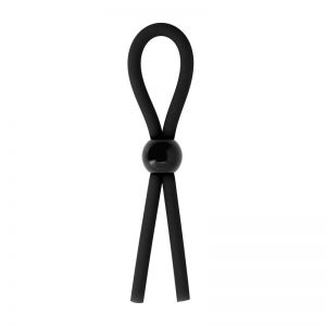 Anillo para el Pene Ring Booster Negro diseñado por la marca SHOTS TOYS