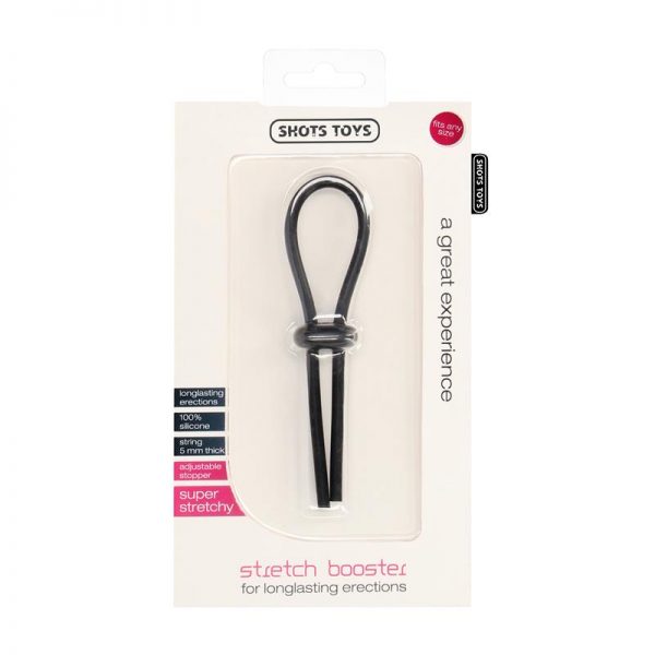 comprar Anillo para el Pene Stretch Booster Negro barato y de calidad