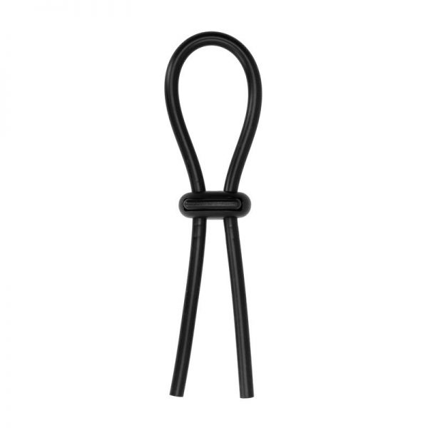 Anillo para el Pene Stretch Booster Negro diseñado por la marca SHOTS TOYS
