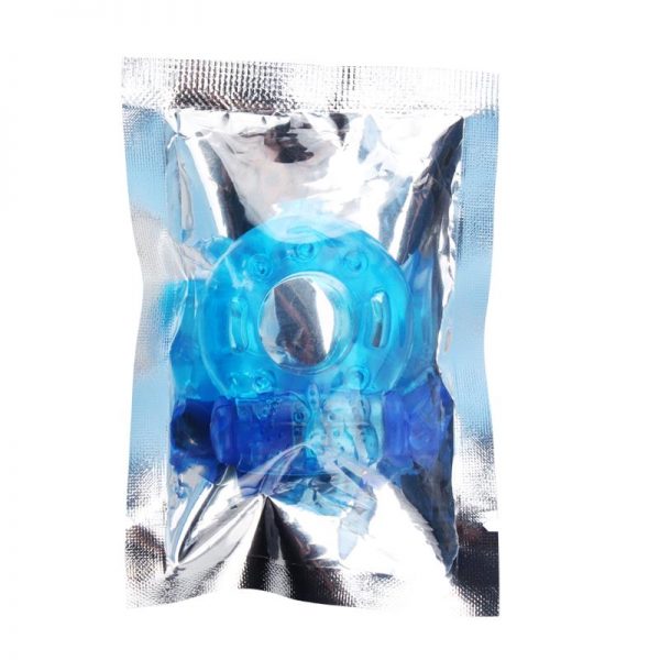 comprar Anillo para el Pene y Vibracion 1.8 cm Azul barato y de calidad