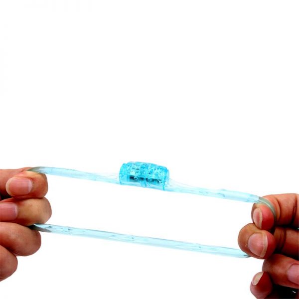 Anillo para el Pene y Vibracion 1.8 cm Azul de la tienda erótica web www.tiendaeroticaweb.es