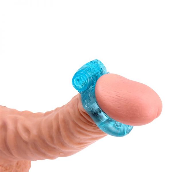 Anillo para el Pene y Vibracion 1.8 cm Azul marca CHISA