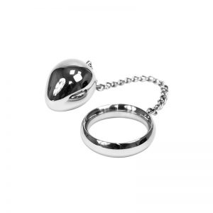 Anillo Pene con Huevo Anal Acero Inox 40mm barato