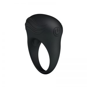 Anillo Vibrador Bertram Color Negro diseñado por la marca PRETTYLOVE