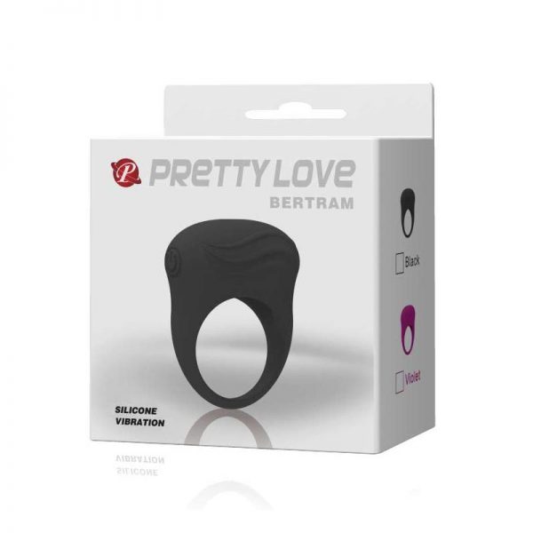Anillo Vibrador Bertram Color Negro de la marca PRETTYLOVE