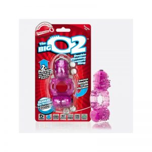 Anillo Vibrador Big O 2 Doble Purpura de la marca SCREAMINGO