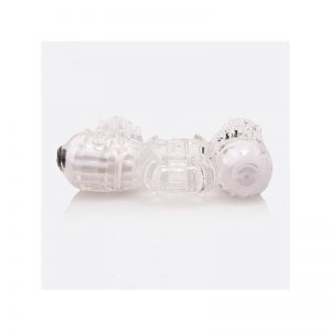 Anillo Vibrador  Big O 2 Double Transparente de la marca SCREAMINGO