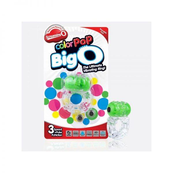 comprar Anillo Vibrador ColorPop Big O Verde en sex shop online