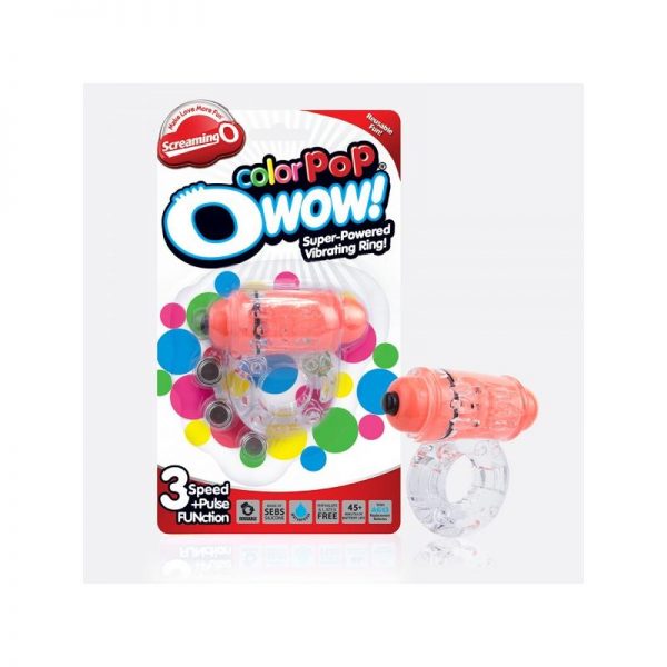 comprar Anillo Vibrador ColorPop O Wow Azul en sex shop online