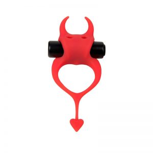 Anillo Vibrador Devil 11.5 x 3.2 cm diseñado por la marca ADRIEN LASTIC