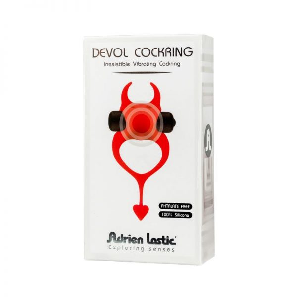 Anillo Vibrador Devil 11.5 x 3.2 cm marca ADRIEN LASTIC