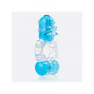 Anillo Vibrador Doble ColorPop Big O 2 Azul de la marca SCREAMINGO