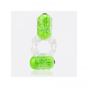 Anillo Vibrador Doble ColorPop Big O 2 Verde de la marca SCREAMINGO