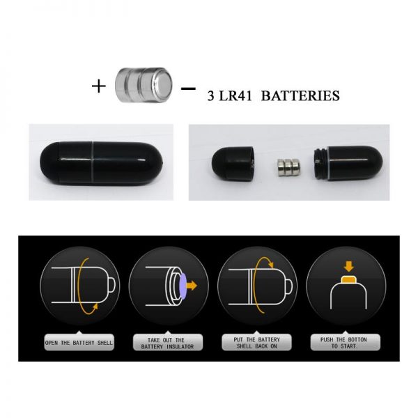 Anillo Vibrador Eudora Color Negro de calidad