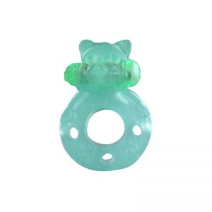 Anillo Vibrador Flash Teddy Verde Fluorescente diseñado por la marca ALIVE