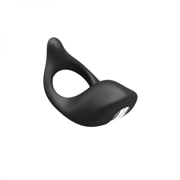 Anillo Vibrador Gemma USB Silicona Negro fabricado por PRETTYLOVE