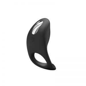 Anillo Vibrador Gemma USB Silicona Negro de la marca PRETTYLOVE