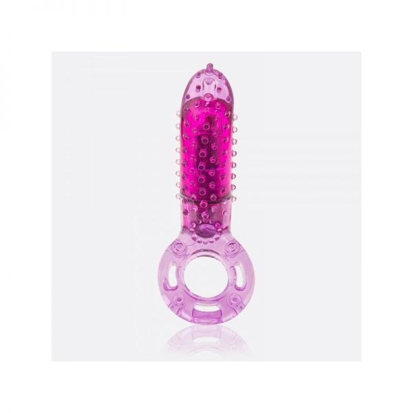 Anillo Vibrador O Yeah Vertical Púrpura fabricado por SCREAMINGO
