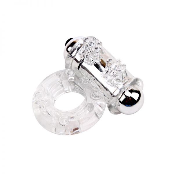 Anillo Vibrador para el Pene  Bull Ring Transparente marca CHISA