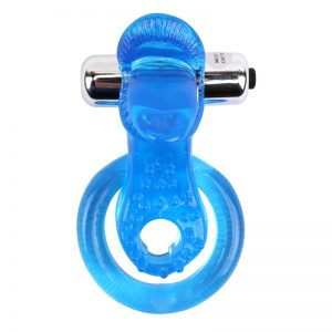 Anillo Vibrador para el Pene The Tongue Azul diseñado por la marca CHISA