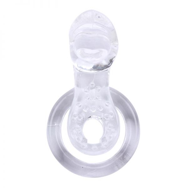 Anillo Vibrador para el Pene The Tongue Transparente fabricado por CHISA
