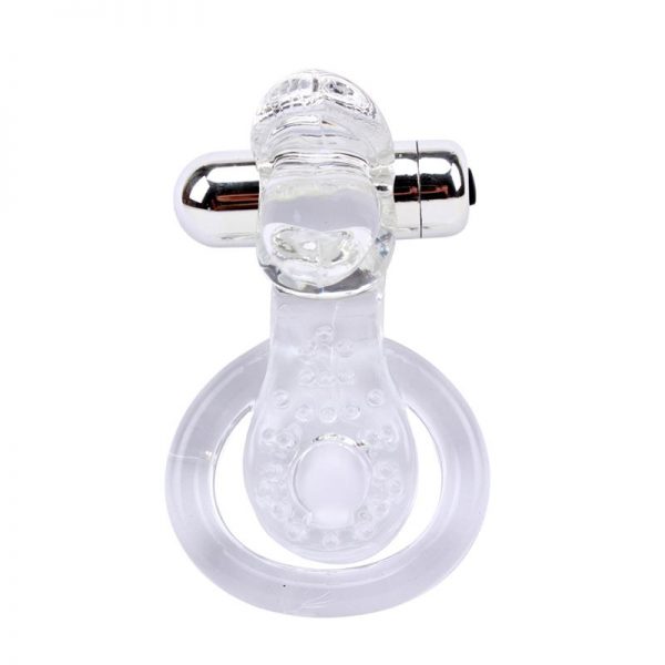 Anillo Vibrador para el Pene The Tongue Transparente diseñado por la marca CHISA
