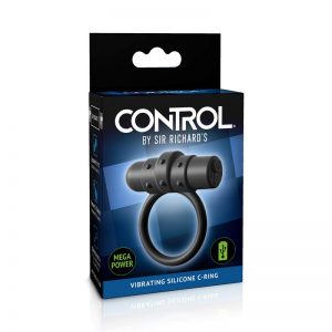 Anillo Vibrador Silicona Recargable Control Vibrating C-Ring diseñado por la marca SIR RICHARDS