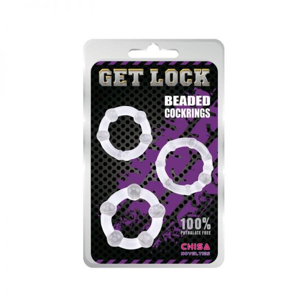 comprar Anillos para el Pene Beaded Transparente barato y de calidad