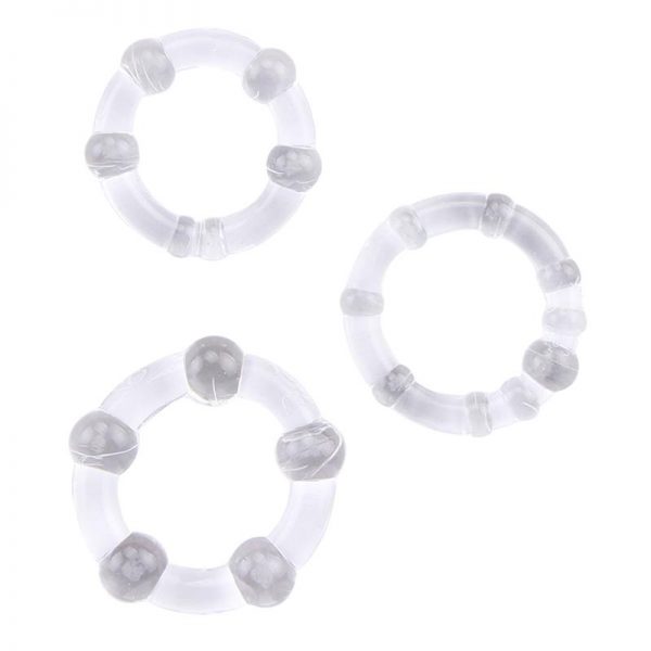 Anillos para el Pene Beaded Transparente diseñado por la marca CHISA