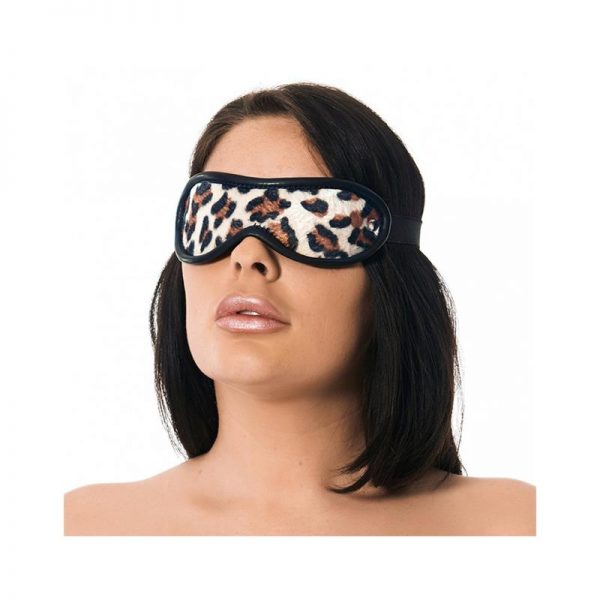 Antifaz con Estampado Leopardo Talla Única barato