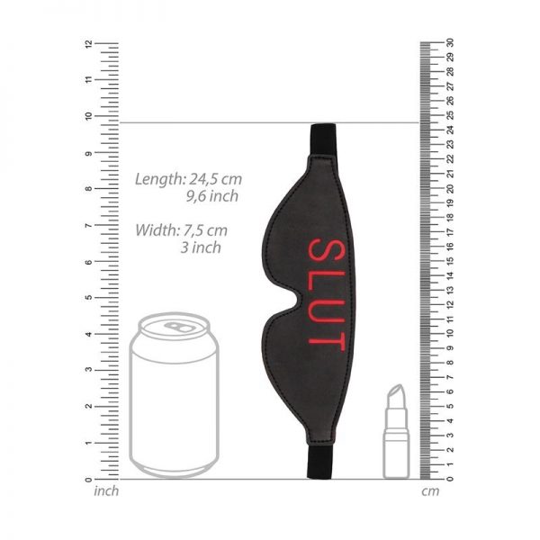 comprar Antifaz Slut Negro en sex shop online